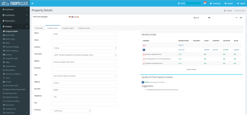 Property Content Score