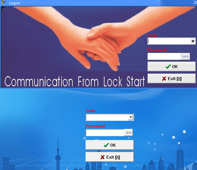 Ouvrez le logiciel du système de verrouillage de l'hôtel et connectez-vous.
