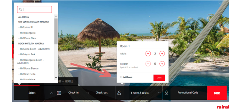 occupation autorisee hotel destination mirai