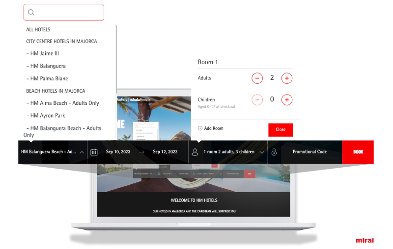 recherche occupation chaines mirai