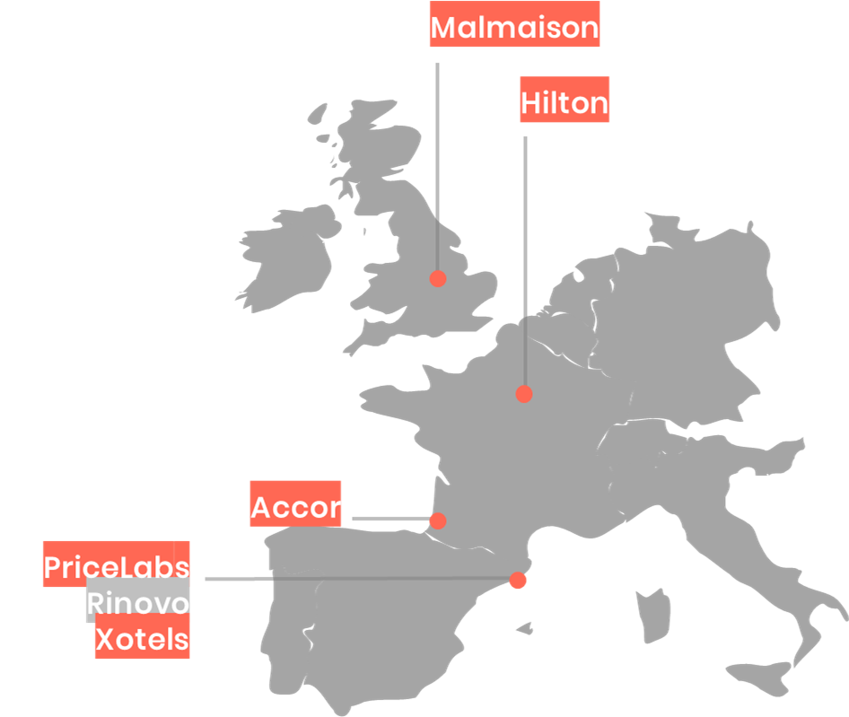 Le parcours international de Marie Fages, de Hilton à Paris à Malmaison Birmingham, de PriceLabs à Xotels à Bacelone en Espagne.