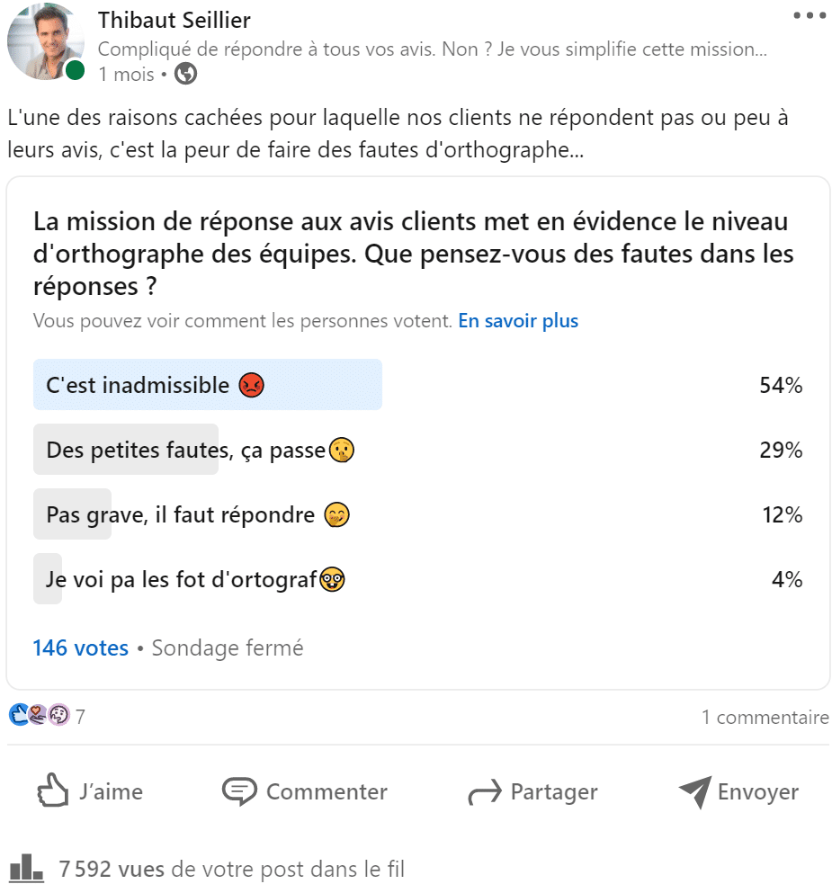 fautes d'orthographe