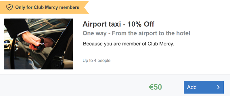 hotel membres club extra taxi mirai