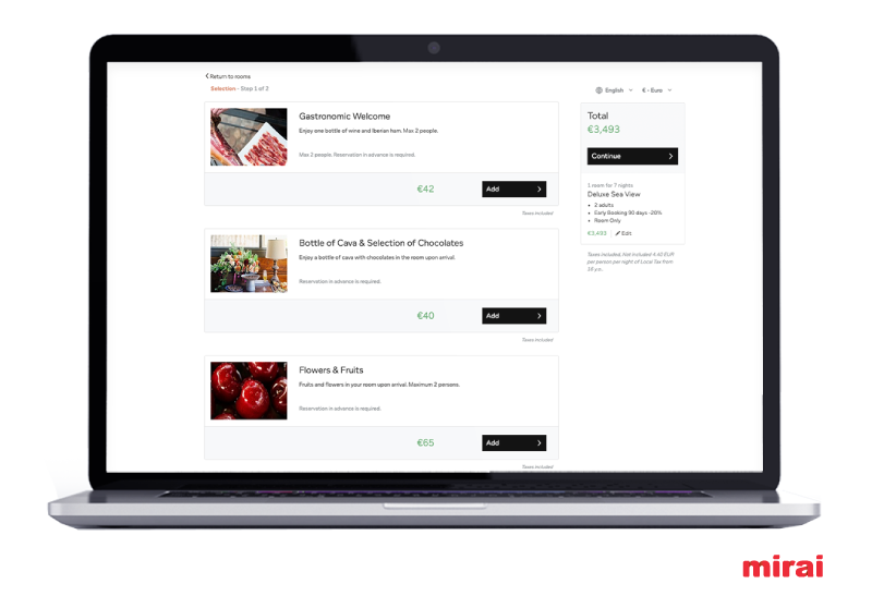 mirai extras systeme