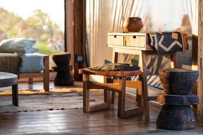 Motifs et meubles San au Habitas Namibia © Habitas Motifs et meubles San au Habitas Namibia © Habitas