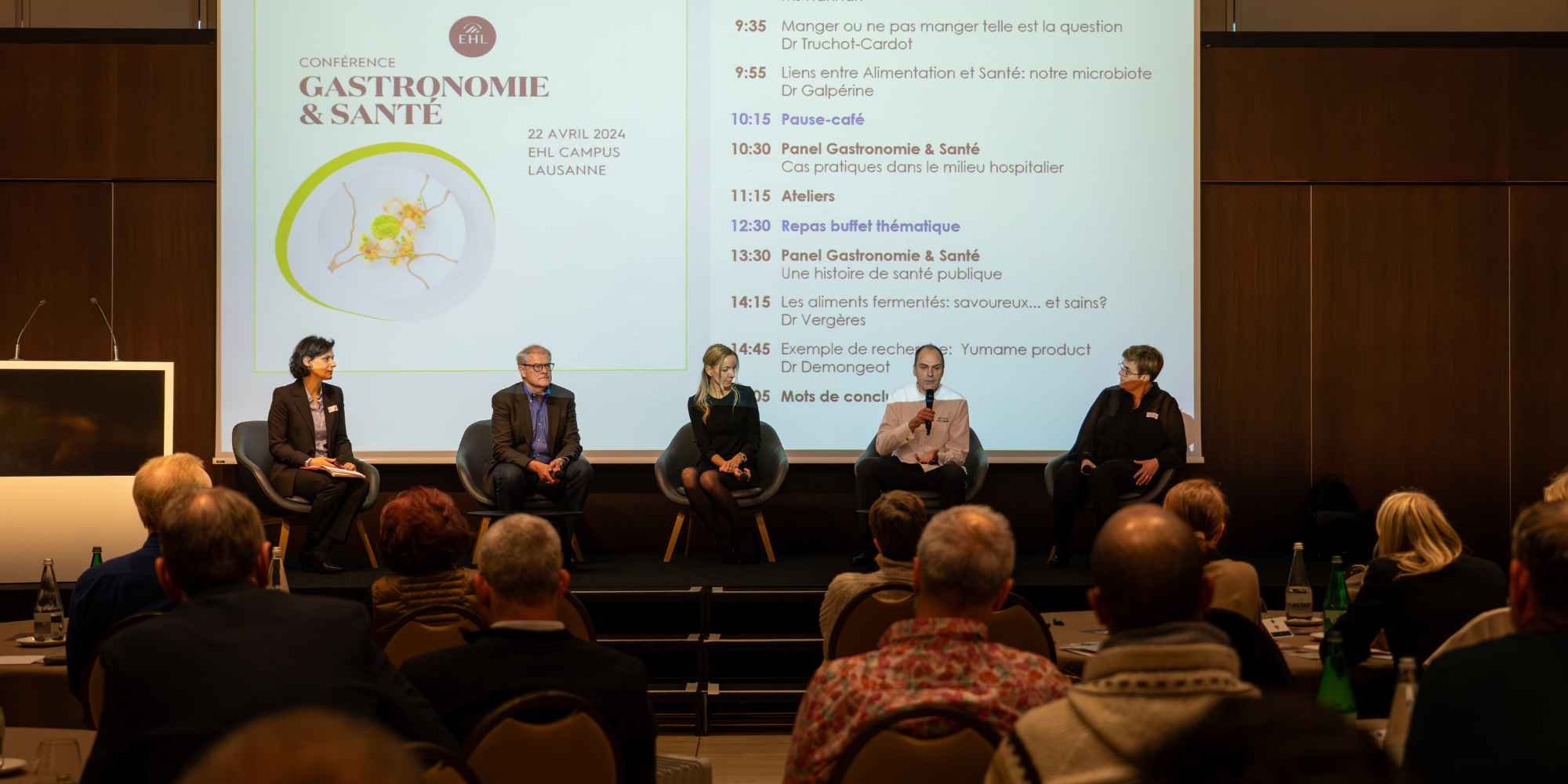Panel 2 Conférence Gastronomie et Santé EHL