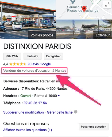 Categorie GMB Distinxion Paridis client Guest Suite