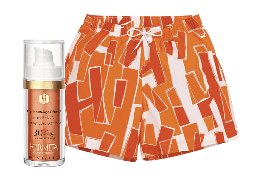 4 maillots de bain et 4 produits solaires pour être au soleil