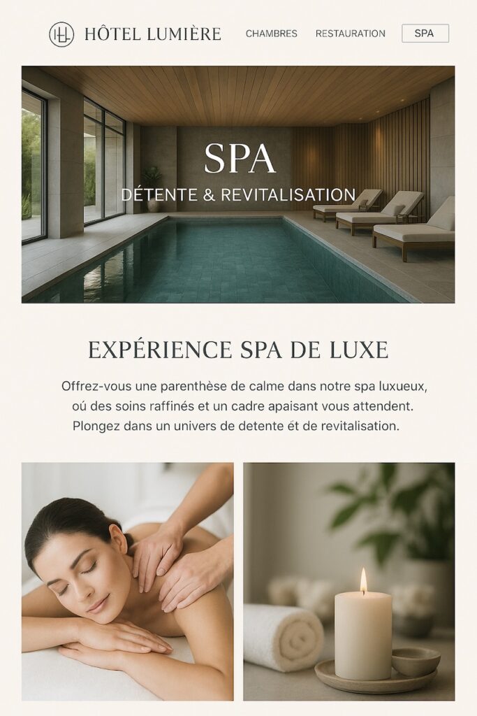 BONUS : spa et website