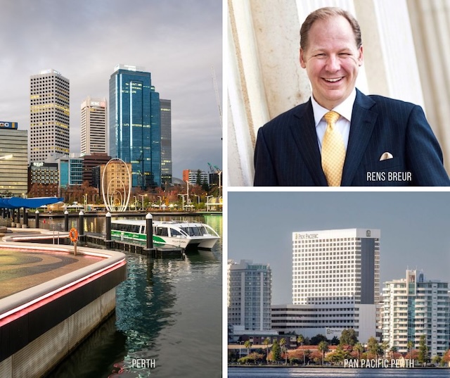 Australie | Pan Pacific Perth nomme Rens Breur au poste de General Manager