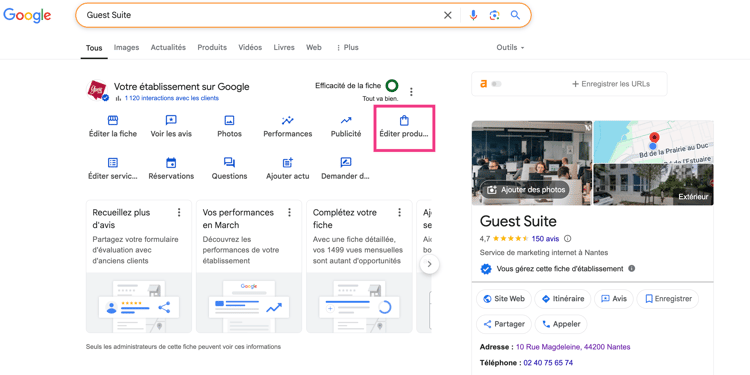 Panneau gestion fiche google-1