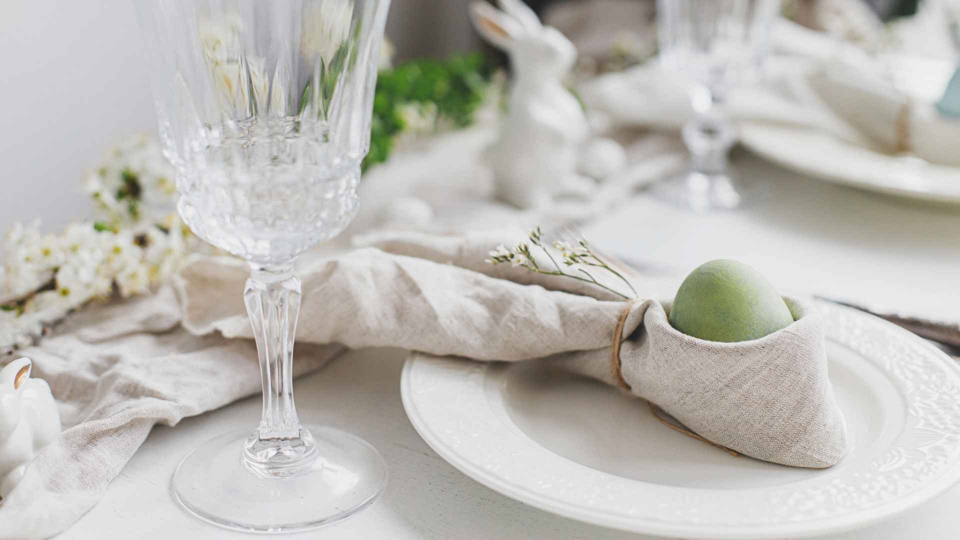Easter table setting
