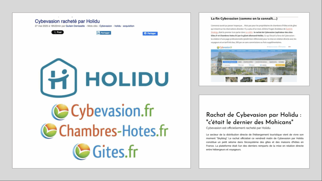 Réactions au rachat de Cybevasion par Holidu