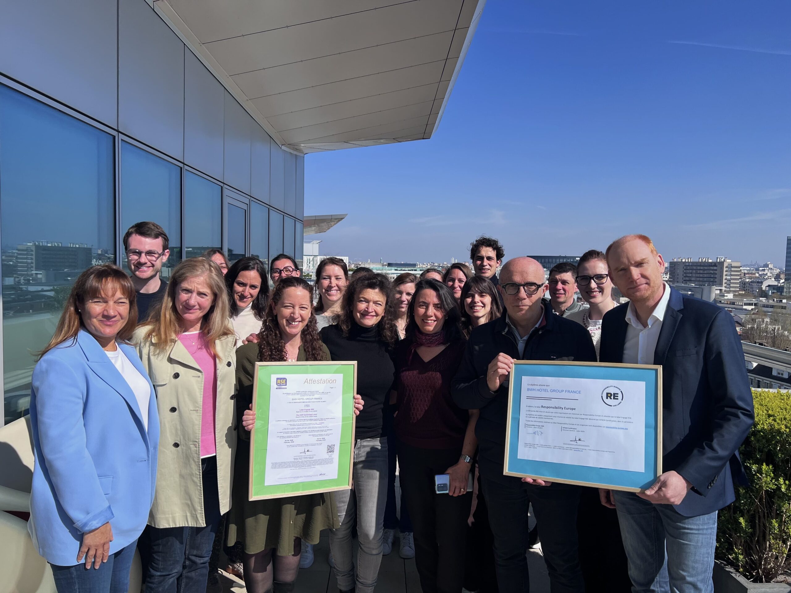Dès son premier audit, Best Western France obtient le label Engagé RSE niveau exemplaire d’AFNOR Certification