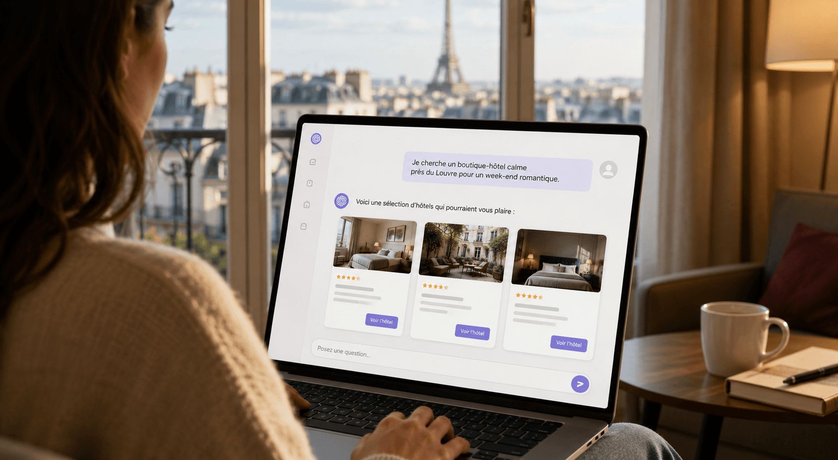 42 % des Français utilisent l'IA pour préparer leurs voyages, avec une hausse de 2 200 % de trafic IA.