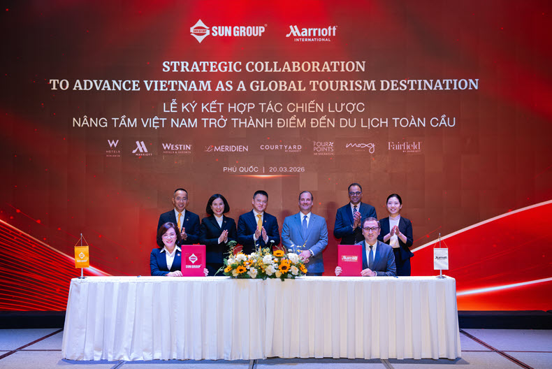 Marriott développera un complexe hôtelier de près de 20 000 chambres à Ruby Beach, Phu Quoc.