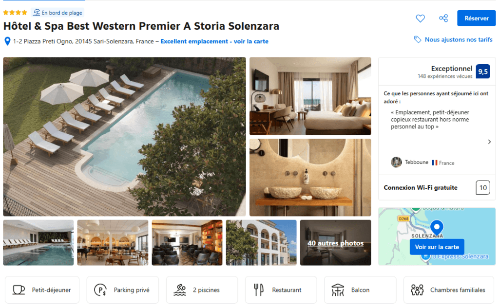 Charles Joffet : 50% des clients du nouvel hôtel Best Western en Corse proviennent du réseau BW.