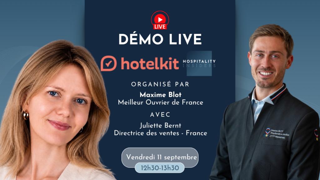 Démo Live – HotelKit avec Juliette Bernt