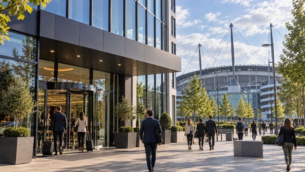 Le Radisson Blu Medlock Manchester ouvre au sein de l'Etihad Campus avec 401 chambres, intégrant sport et événements.