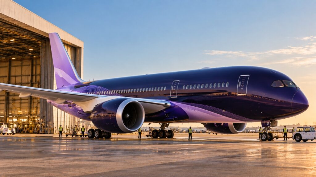 Riyadh Air lance son premier Boeing 787-9 avec livrée indigo, ouvrant 16 destinations d'ici octobre 2026.