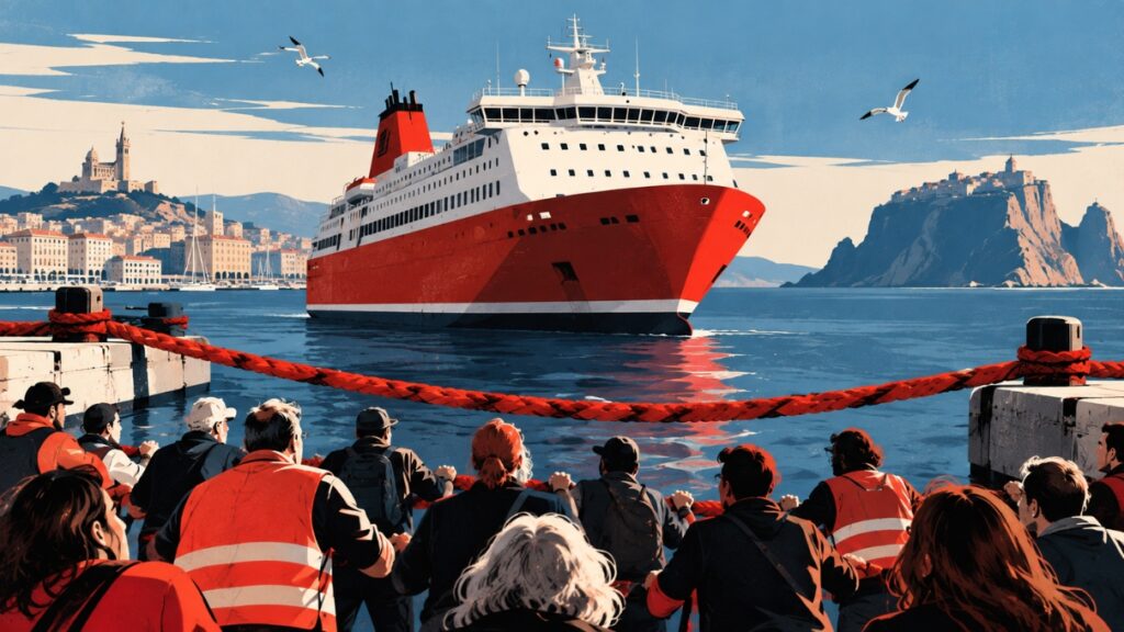 Grève Corsica Linea : annulation de cinq traversées entre Marseille et la Corse le 2 octobre 2026.